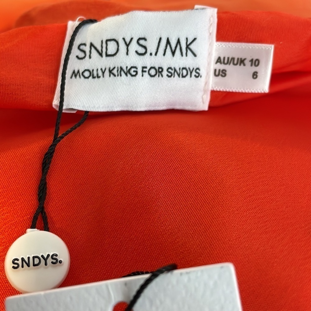 Sndys NOBU Strapless Ruched Mini Dress. Size S/M - Picture 3 of 10